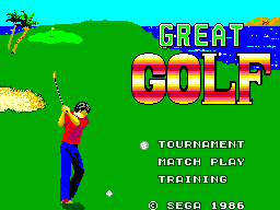 Great Golf Title Screen